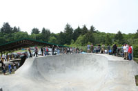 a contest at the lincoln city oregon skatepark
